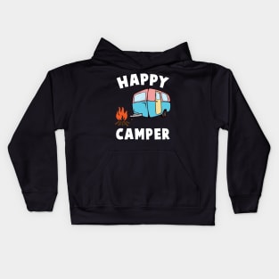 'Camper Trailer Fire ' Cool Camping Camper Trailer Kids Hoodie